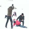 Un strat de zăpadă numai bun pentru distracţie s-a depus la Bâlea Lac