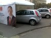 Cort de campanie transformat în parcare
