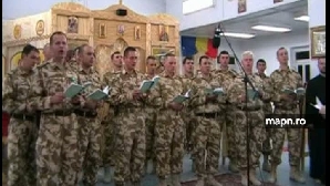 Soldaţii români care participă la misiuni internaţionale au sărbătorit şi ei Crăciunul