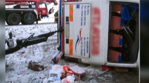 11 români au fost răniţi într-un accident rutier în sud-estul Ungariei/ FOTO: RTV 