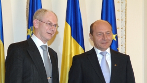 Herman von Rompuy e la prima sa vizită în România/ Foto: presidency.ro