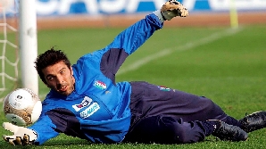 Buffon este goalkeeper-ul Italiei şi al lui Juventus / FOTO: http://uefaresults.com