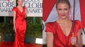 Cameron Diaz a mers pe roşu / FOTO: Huffingtonpost