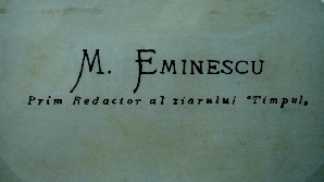 Mihai Eminescu, ziarist / FOTO: Muzeul Presei 