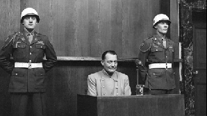 Hermann Goering în timpul procesului de la Nurenberg / FOTO: news.harvard.edu