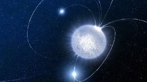 Ilustraţie unei stele neutronice / ESO/Luis Calcada
