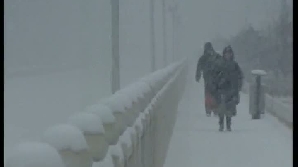 Temperaturile în nordul Chinei au  scăzut până la -32 de grade Celsius