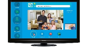 Skype pe un televizor Panasonic
