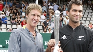 Horia Tecău este la primul turneu de dublu câştigat în carieră / FOTO: www.heinekenopen.co.nz/Niels Schipper 