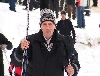Un fost olimpic la schi în vârstă de 90 de ani deschide, anual, serbările zăpezii de la Râşnov