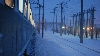 Un tren a rămas aproximativ 10 ore blocat în judeţul Buzău, din cauza zăpezii