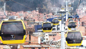 Capitala La Paz, de la trafic sufocat la trafic aerian