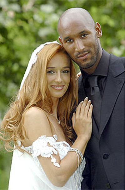 Barbara şi Nicolas Anelka. Foto: stupidcelebrities.net