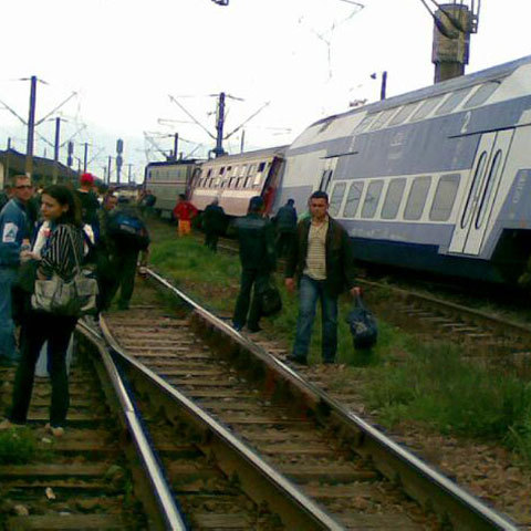 Foto: RTV - Accident pe Valea Călugărească