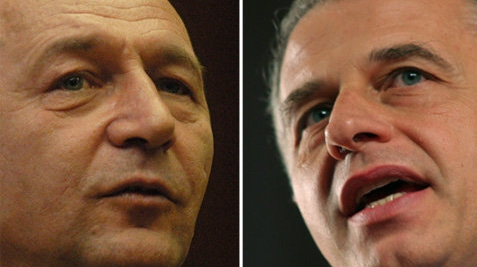 Traian Băsescu şi Mircea Geoană