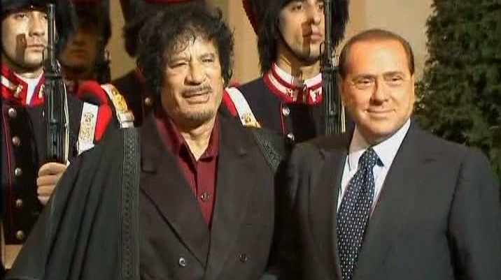 Gadhafi şi Berlusconi