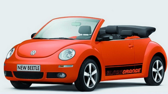 New Beetle Black-Orange