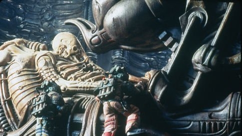 Secvenţă din filmul Alien (1979).