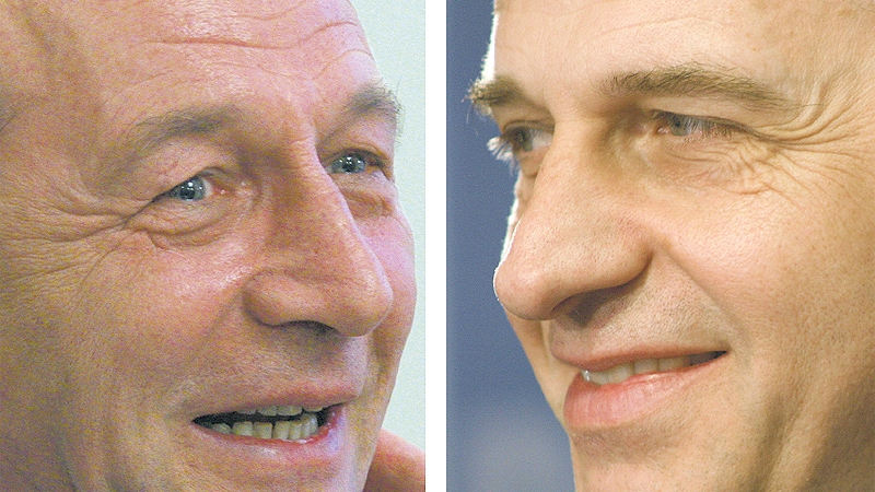 Traian Băsescu şi Mircea Geoană