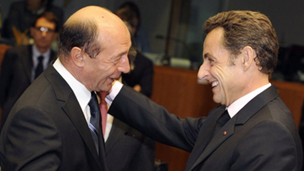 Traian Băsescu, Nicolas Sarkozy/Foto: MEDIAFAX