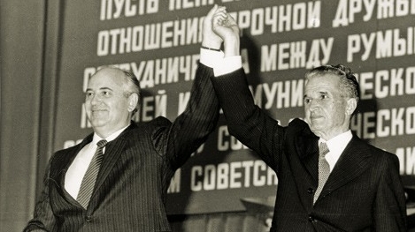 Ceauşescu îi dădea sfaturi lui Gorbaciov / FOTO: qmagazine.ro