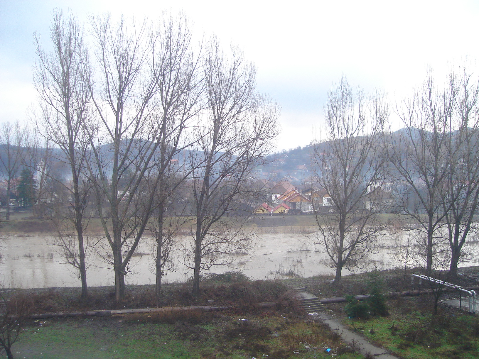 Inundaţie pe Crişul Alb din judeţul Hunedoara