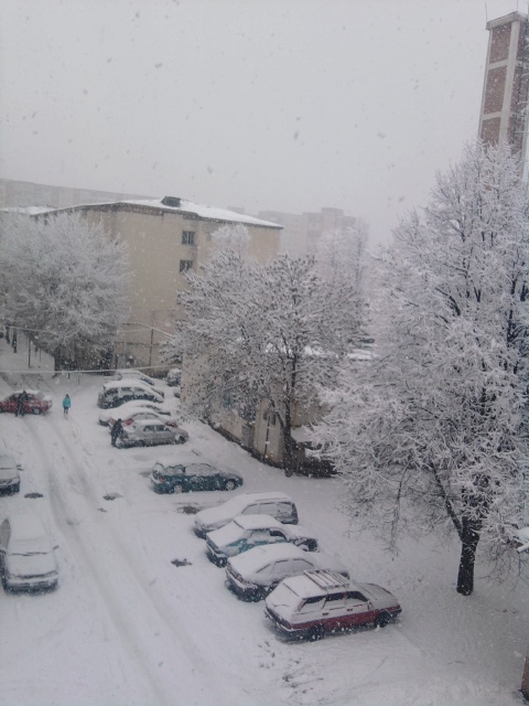 Iarna în Paşcani  