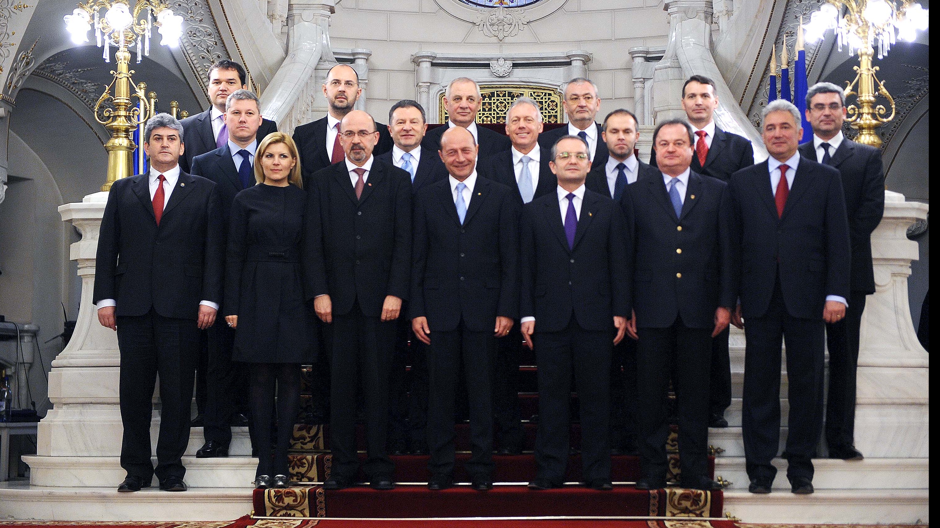 Guvernul Boc IV - prima fotografie de grup