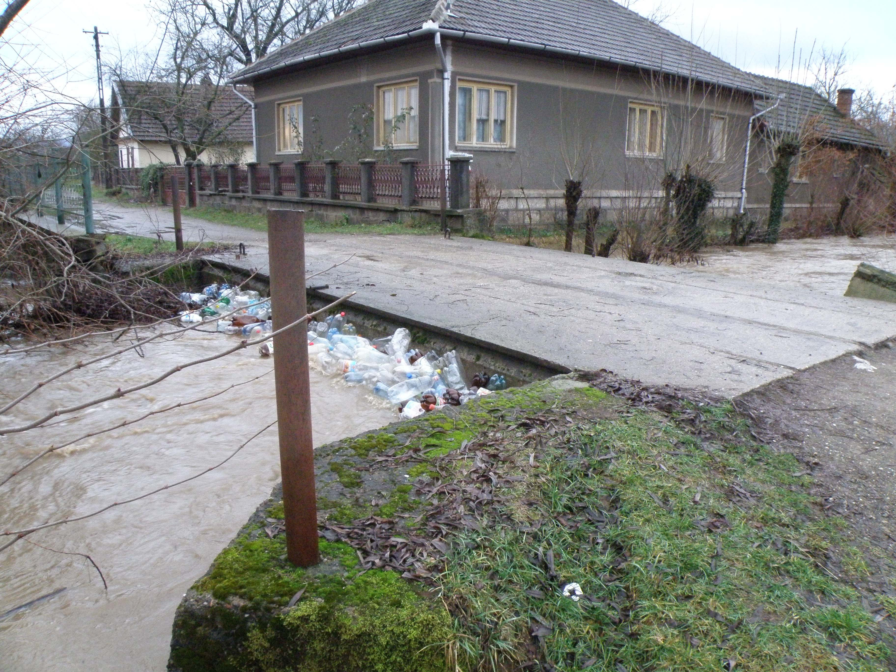 Inundaţie în comuna Baia de Criş