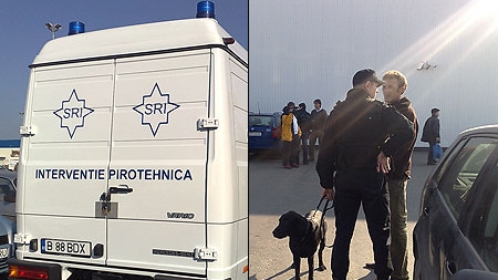 Colet suspect în fața unui bloc din Focșani. Au intervenit trupele speciale