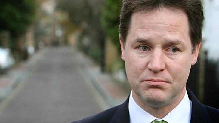 Vicepremierul britanic Nick Clegg