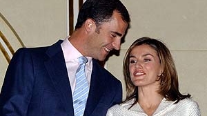 Regele Felipe şi soţia sa, Letiţia de Asturia