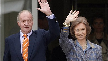 Regele Juan Carlos şi regina Sofia a Spaniei