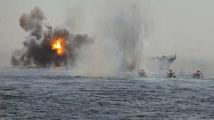 Un exerciţiu de război derulat de Iran în Golful Persic în 2010