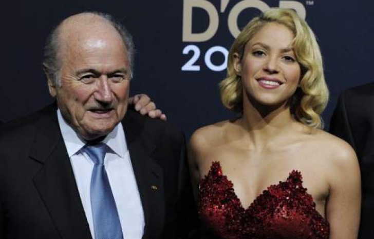 Sepp Blatter şi Shakira