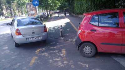 „Capcane” pe pistele pentru biciclisti. Foto/Arhivă