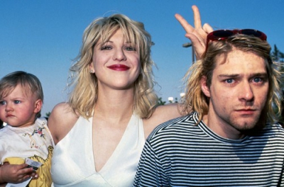 Familia Cobain, aparent fericită