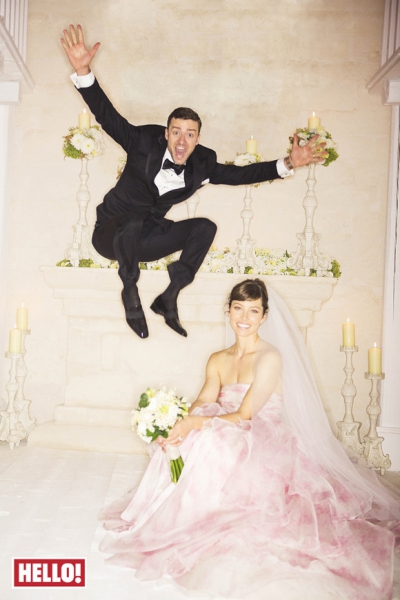 Prima fotografie de la nunta lui Justin Timberlake cu Jessica Biel