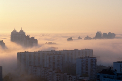 Kievul în ceaţă, 10 imagini de sfârşit de lume