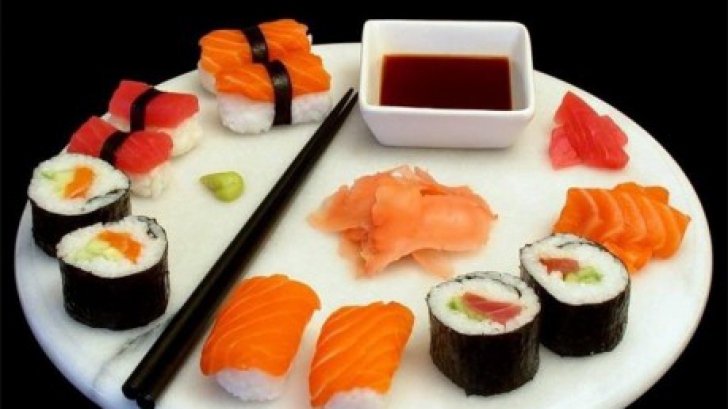 Mâncarea sushi, mai periculoasă decât alimentele fast food