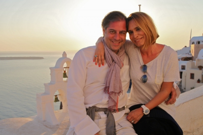 Andreea Esca şi soţul său, Alexandre Eram, vacanţă romantică în Grecia. Foto: protvmagazin.ro