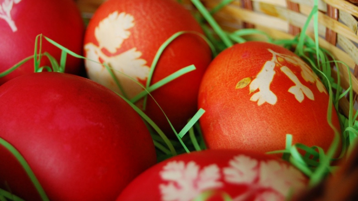 Ouă vopsite în stil tradiţional / Foto: arhivafoto.ro 