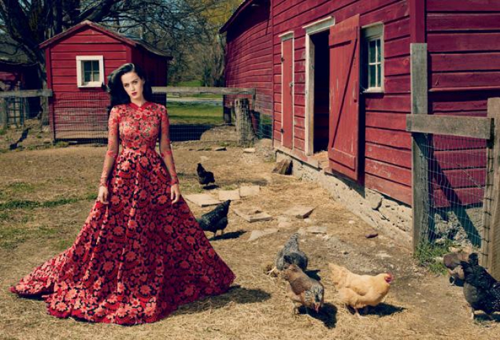 Katy Perry, în Vogue