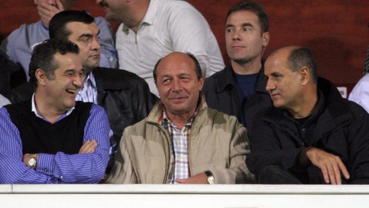 Traian Băsescu, între Gigi Becali şi George Copos