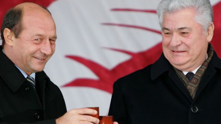 Traian Băsescu și Vladimir Voronin