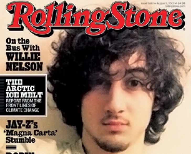 Fotografia cu Johar Ţarnaev de pe coperta revistei Rolling Stone a dublat vânzările publicaţiei