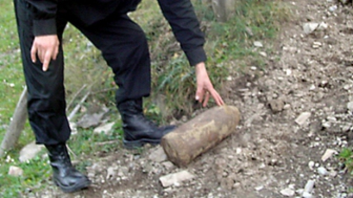 Proiectil de artilerie descoperit în zona Eforie Nord 
