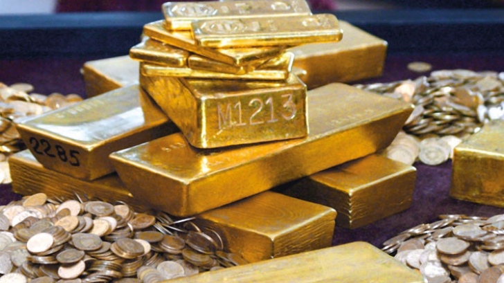 Preţul aurului, scădere abruptă