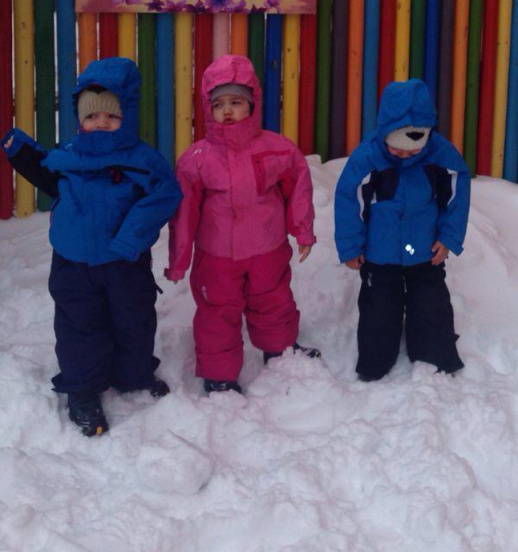 Tripleţii Nicoletei Luciu nu apreciază zăpadă