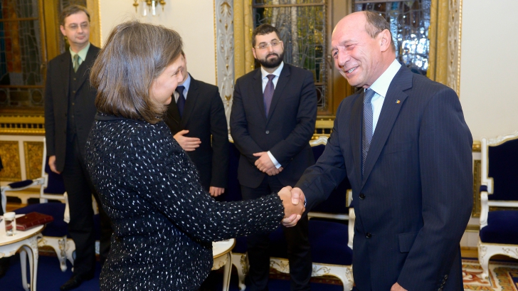 Din culisele întâlnirii dintre Băsescu şi subsecretarul de stat american / Foto: Presidency.ro